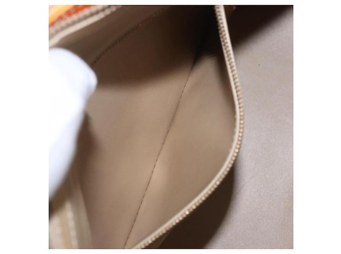 LOUIS VUITTON Borsa Monogram Vernis Houston Beige M91004 LV Auth 191517 - vista 24