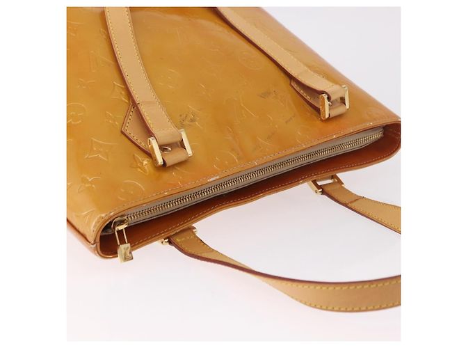 LOUIS VUITTON Borsa Monogram Vernis Houston Beige M91004 LV Auth 191517 - vista 8