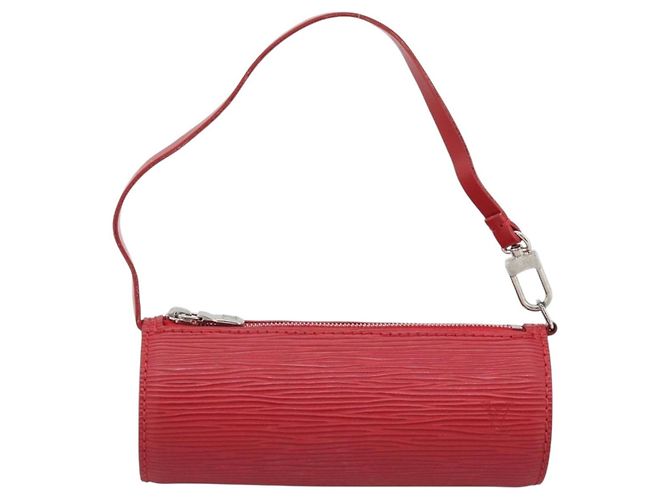 LOUIS VUITTON Epi Soufflot Pouch Accessory Pouch Vermelho LV Auth 189594 - vista 13