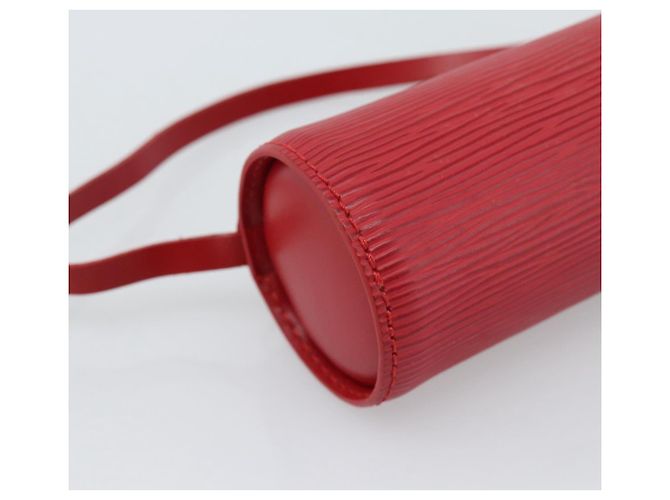 LOUIS VUITTON Epi Soufflot Pouch Accessory Pouch Vermelho LV Auth 189594 - vista 15