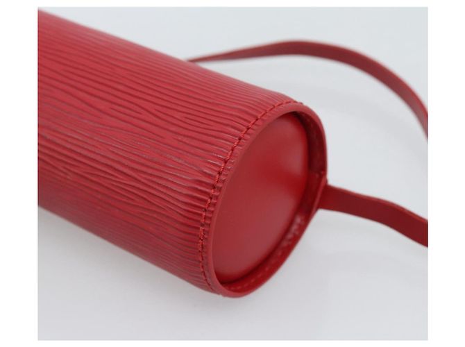 LOUIS VUITTON Epi Soufflot Pouch Accessory Pouch Vermelho LV Auth 189594 - vista 16