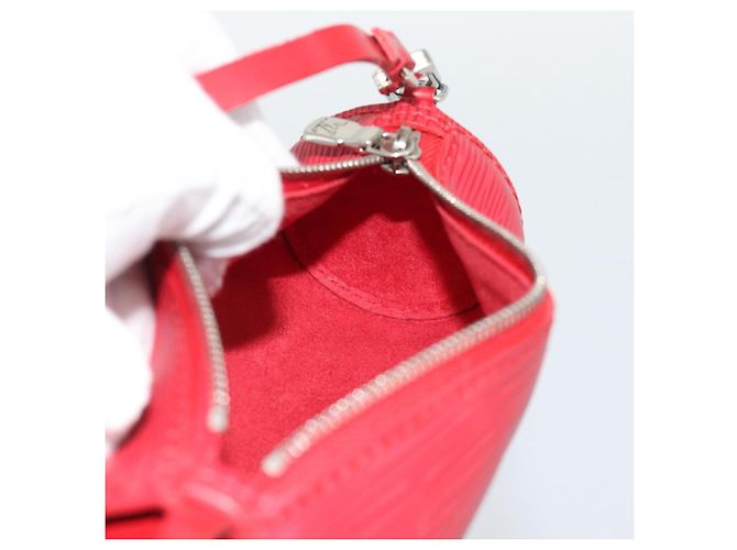 LOUIS VUITTON Epi Soufflot Pouch Accessory Pouch Vermelho LV Auth 189594 - vista 19