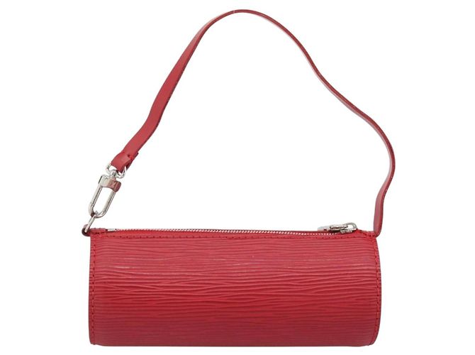 LOUIS VUITTON Epi Soufflot Pouch Accessory Pouch Vermelho LV Auth 189594 - vista 2