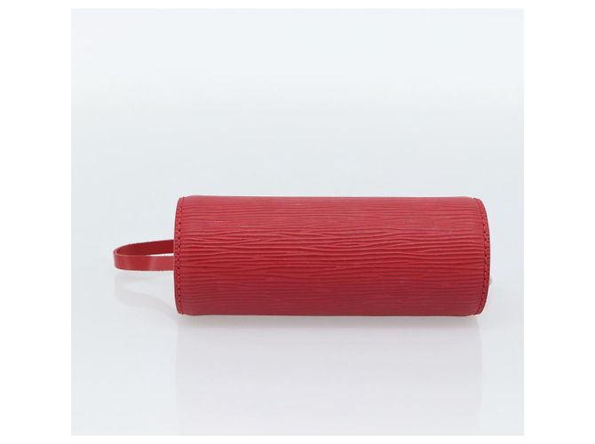 LOUIS VUITTON Epi Soufflot Pouch Accessory Pouch Vermelho LV Auth 189594 - vista 5