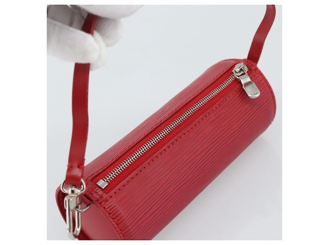 LOUIS VUITTON Epi Soufflot Pouch Accessory Pouch Vermelho LV Auth 189594 - vista 6