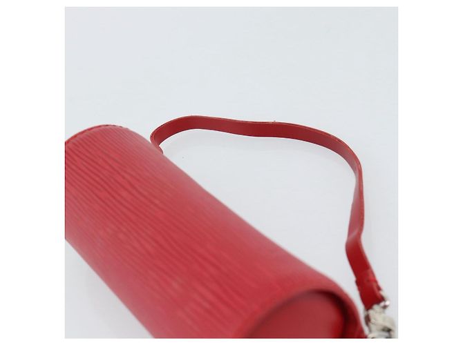 LOUIS VUITTON Epi Soufflot Pouch Accessory Pouch Vermelho LV Auth 189594 - vista 8