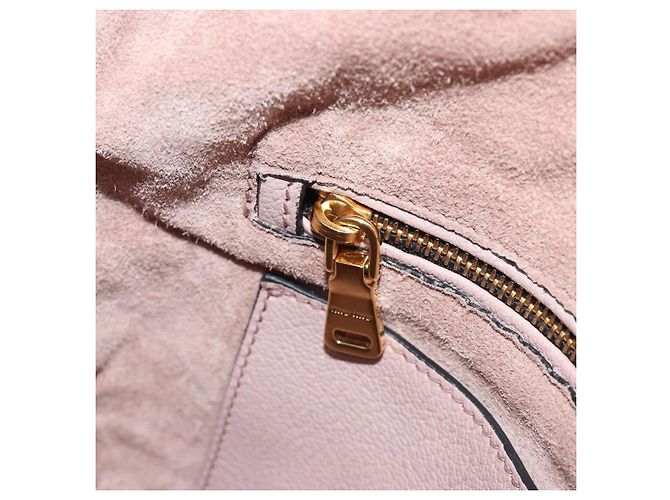 Borsa a Spalla Miu Miu in Pelle 2way Rosa Oro Auth BA13905A D'oro - vista 25