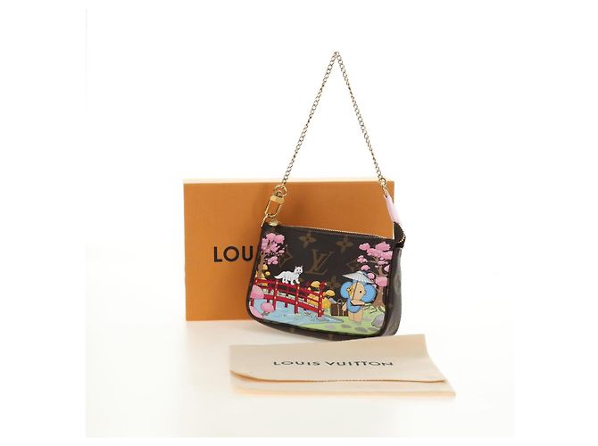 LOUIS VUITTON Monogram Vivienne Mini Pochette Accessoires M45905 Auth 190028SM Monograma - vista 12