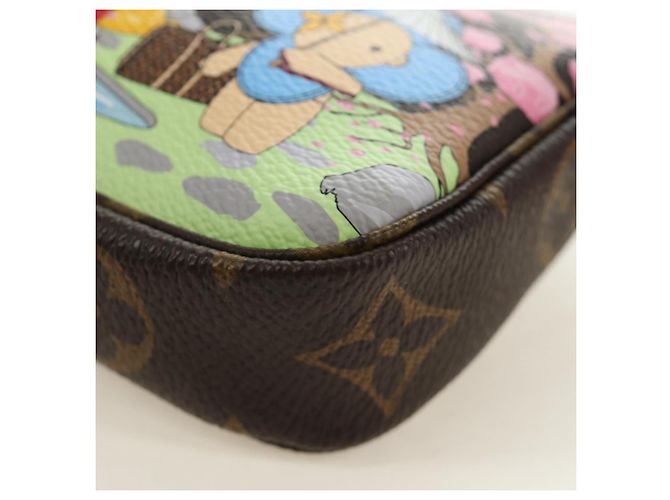 LOUIS VUITTON Monogram Vivienne Mini Pochette Accessoires M45905 Auth 190028SM Monograma - vista 16