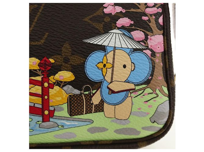 LOUIS VUITTON Monogram Vivienne Mini Pochette Accessoires M45905 Auth 190028SM Monograma - vista 20