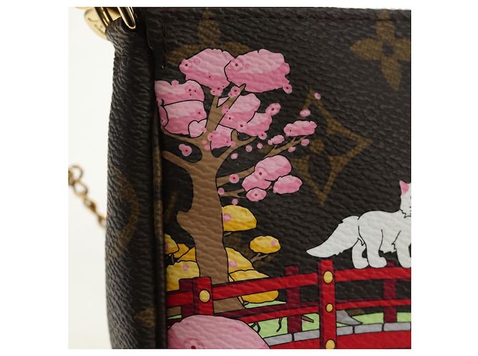 LOUIS VUITTON Monogram Vivienne Mini Pochette Accessoires M45905 Auth 190028SM Monograma - vista 22