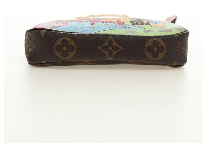 LOUIS VUITTON Monogram Vivienne Mini Pochette Accessoires M45905 Auth 190028SM Monograma - vista 5