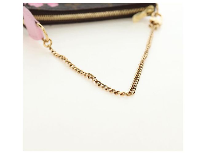 LOUIS VUITTON Monogram Vivienne Mini Pochette Accessoires M45905 Auth 190028SM Monograma - vista 7
