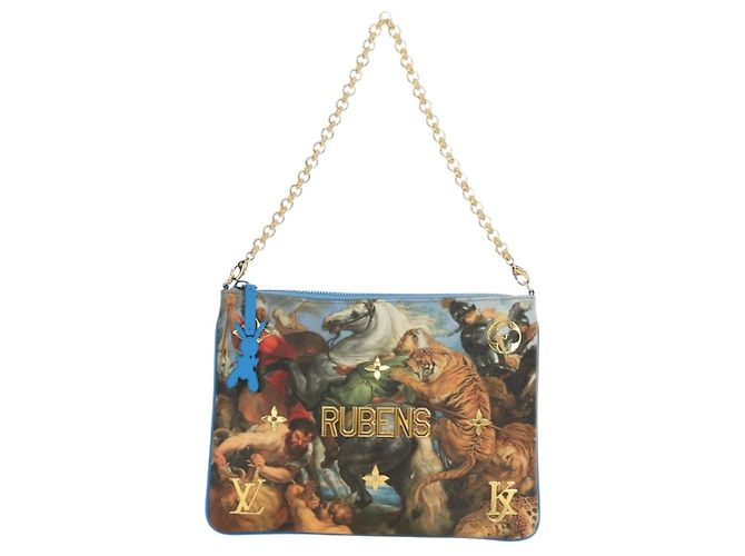 LOUIS VUITTON Monogram Celty Pochette Plat Pouch Rubens M64617 LV Auth 190039SM Multicolor - vista 13