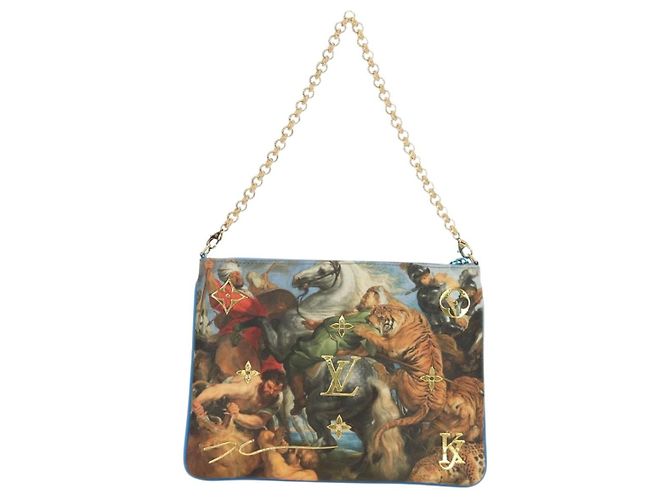 LOUIS VUITTON Monogram Celty Pochette Plat Pouch Rubens M64617 LV Auth 190039SM Multicolor - vista 2