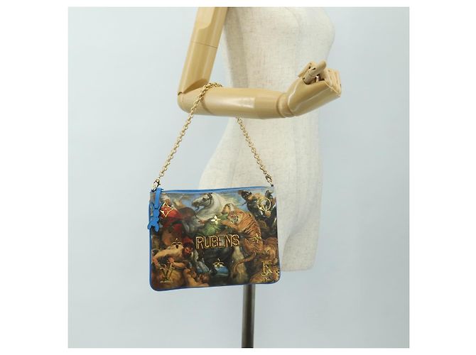 LOUIS VUITTON Monogram Celty Pochette Plat Pouch Rubens M64617 LV Auth 190039SM Multicolor - vista 29