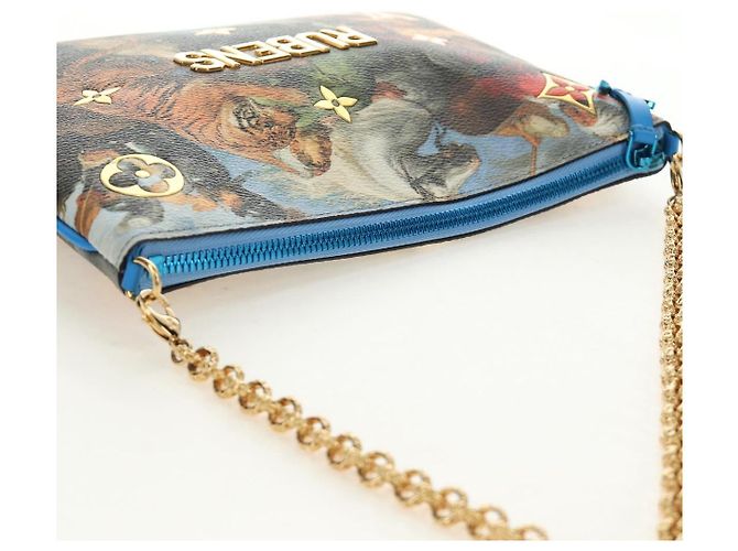 LOUIS VUITTON Monogram Celty Pochette Plat Pouch Rubens M64617 LV Auth 190039SM Multicolor - vista 6