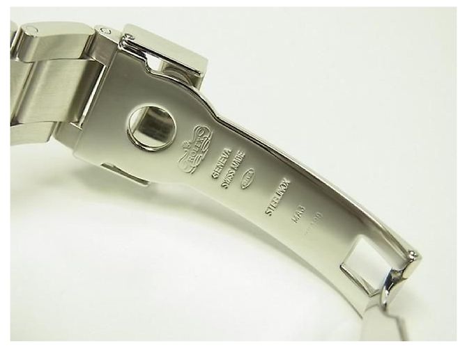 ROLEX Daytona SS preto Ref.116520 série D Masculino Prata - vista 16