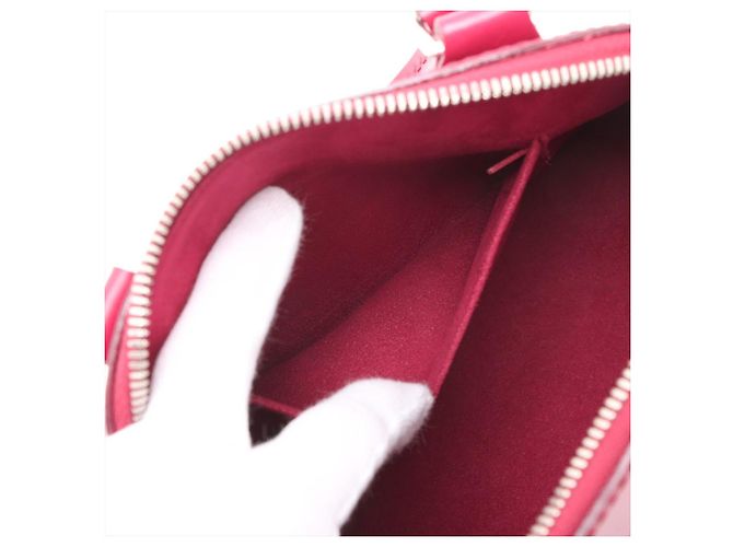 Louis Vuitton Borsa a mano Alma BB in pelle Epi Cherry Red Rosso - vista 9