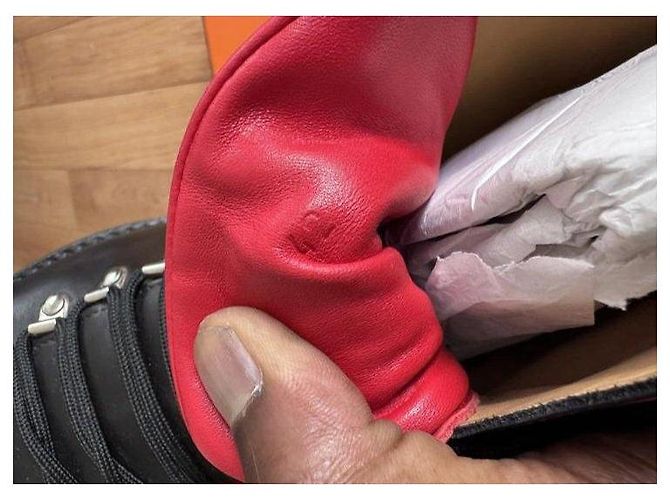 Hermès Stivaletti Pyrénées Uomo in pelle di vitello Nero Rosso - vista 6