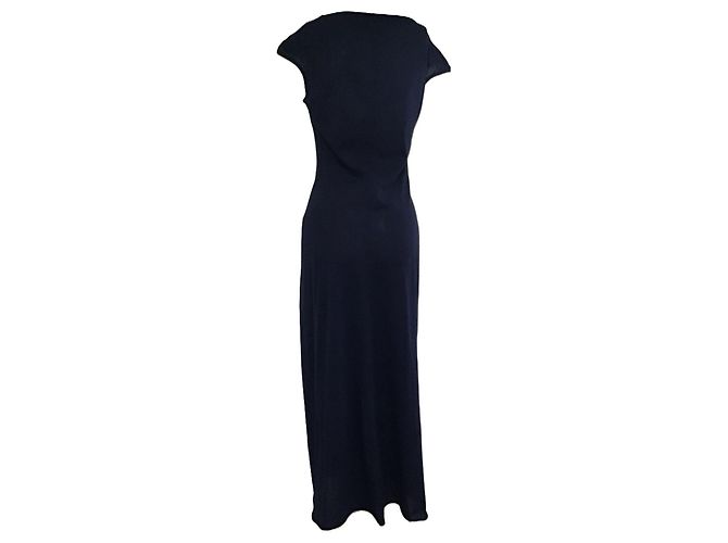 Yohji Yamamoto Etuikleid in Navy Blau Dunkelblau - Ansicht 2