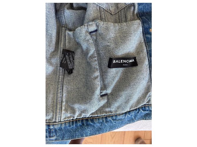 Balenciaga Campaign Logo Jeansjacke FW17 - Ansicht 7