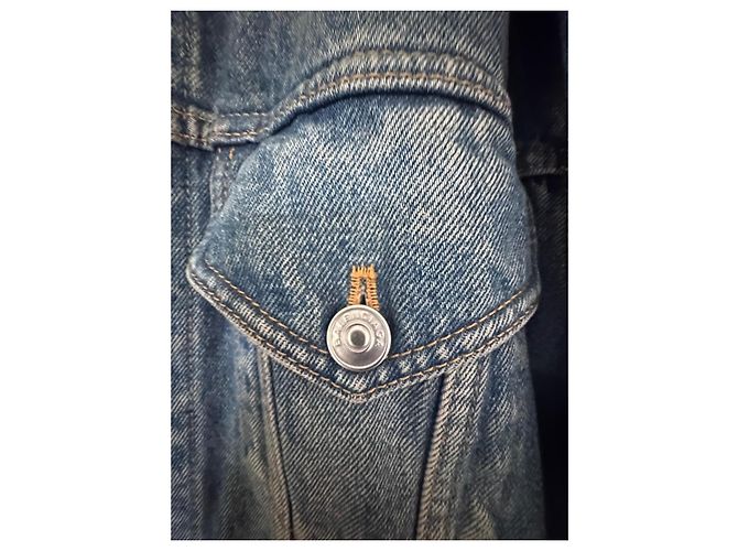 Balenciaga Campaign Logo Jeansjacke FW17 - Ansicht 9