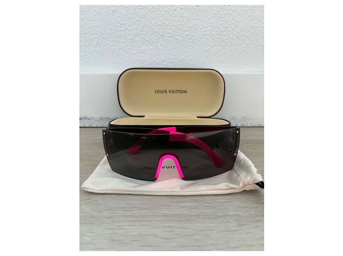Gafas de Sol Louis Vuitton x Stephen Sprouse Graffiti Negro Rosa - vista 2