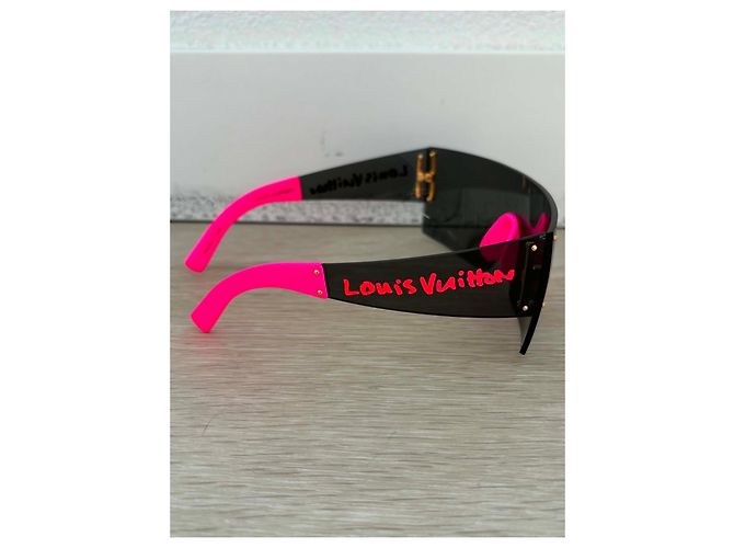 Gafas de Sol Louis Vuitton x Stephen Sprouse Graffiti Negro Rosa - vista 5