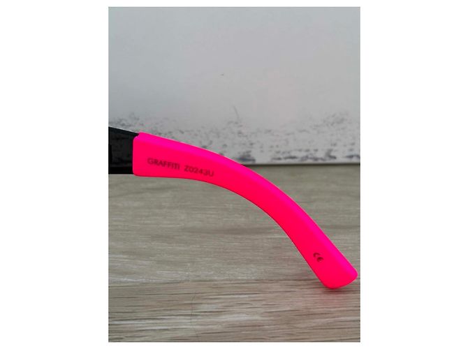 Gafas de Sol Louis Vuitton x Stephen Sprouse Graffiti Negro Rosa - vista 7