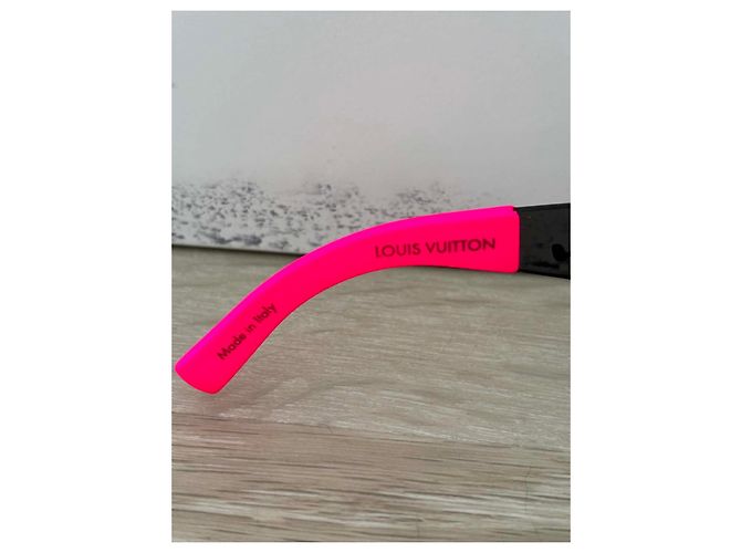 Gafas de Sol Louis Vuitton x Stephen Sprouse Graffiti Negro Rosa - vista 8