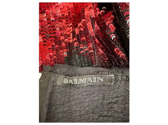 Balmain Tiger-Stripe Pailletten Mini-Kleid - Größe 38 gebraucht - Ansicht 3