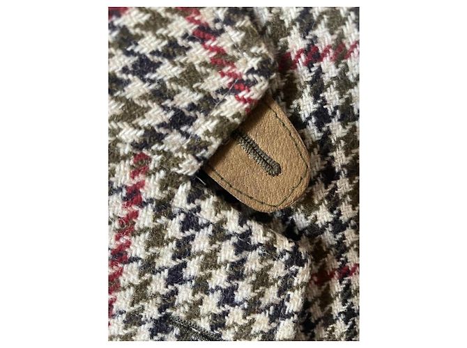 Autre Marque Austin Reed Sackville Blazer de Tweed Entallado Castaño Negro Blanco Roja Verde - vista 3