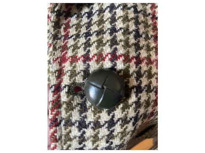 Autre Marque Austin Reed Sackville Blazer de Tweed Entallado Castaño Negro Blanco Roja Verde - vista 5