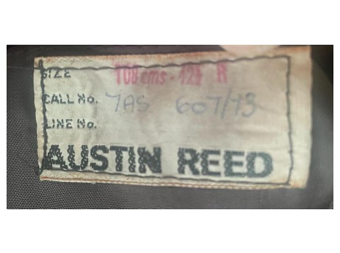 Autre Marque Austin Reed Sackville Blazer de Tweed Entallado Castaño Negro Blanco Roja Verde - vista 8