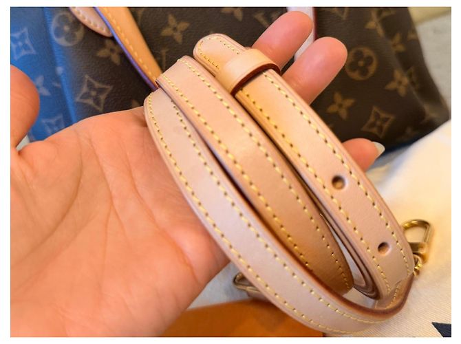 Borsa Louis Vuitton Rivoli PM Monogram Marrone - vista 7