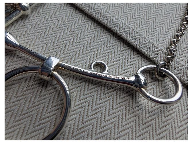 Collana Mors de Bride in argento Hermès - vista 11