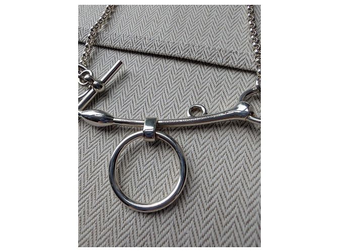 Collana Mors de Bride in argento Hermès - vista 12