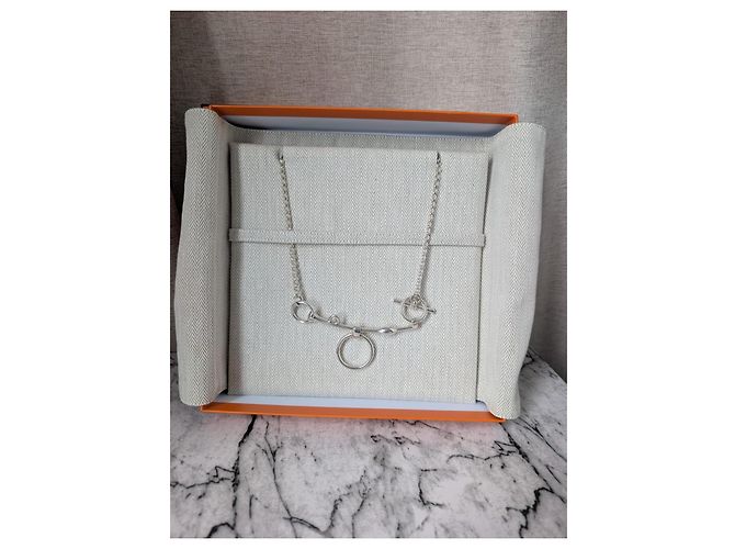 Collana Mors de Bride in argento Hermès - vista 2