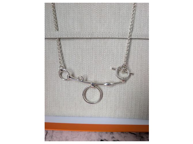 Collana Mors de Bride in argento Hermès - vista 3