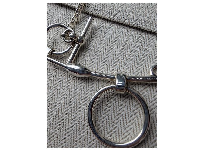 Collana Mors de Bride in argento Hermès - vista 4