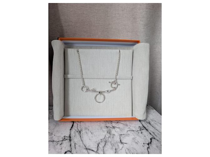 Collana Mors de Bride in argento Hermès - vista 9