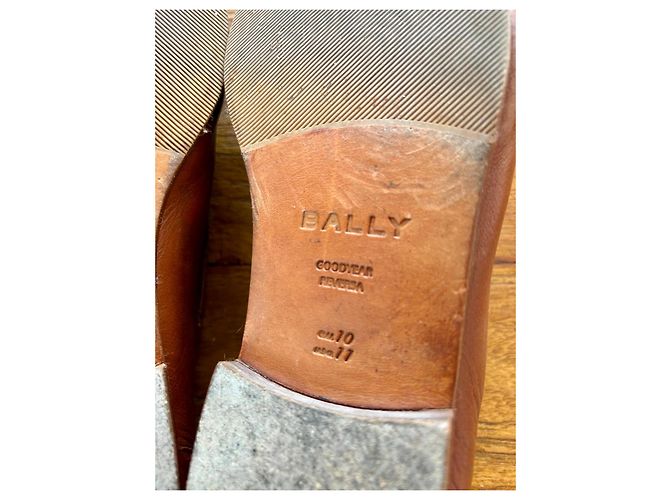 Bally Plume Mocassini da Barca in Pelle Marrone - vista 6