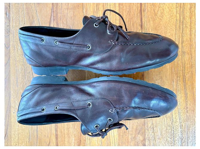 Bally Mocassini in pelle marrone Goodyear Reversa - vista 2