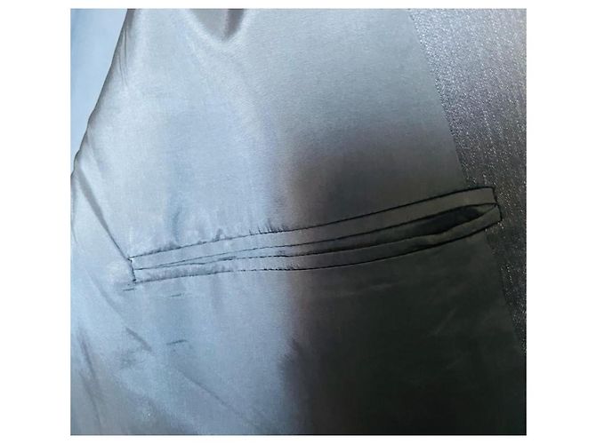 Completo con blazer doppiopetto classico e pantaloni a piega Emanuel Ungaro Blu scuro - vista 6