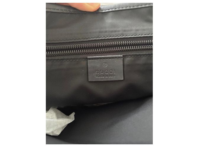 Gucci Borsa a Tracolla Monogramma GG Beige Blu scuro - vista 6