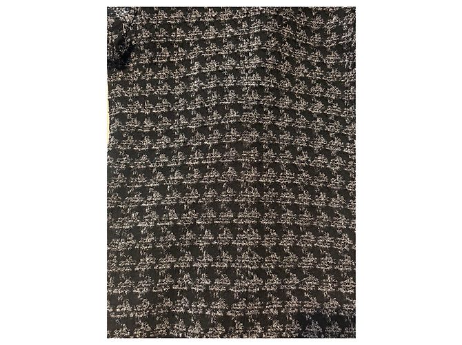 Timeless Chanel Tweed-Jacke Schwarz-Weiß - Ansicht 5