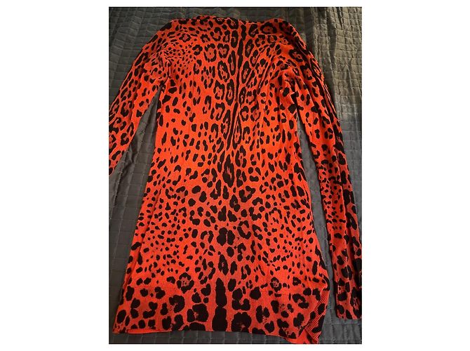 Dolce & Gabbana Strick-Cardigan Leopard Print Rot Leopardenprint - Ansicht 2