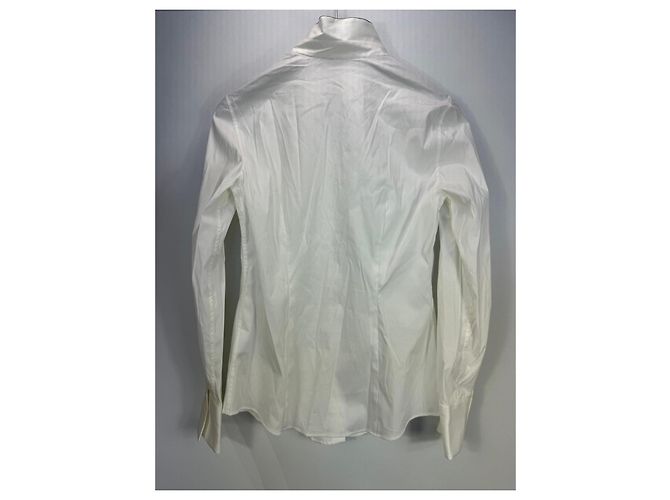 Camicia in misto cotone bianco Brunello Cucinelli - vista 4