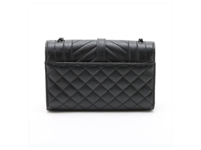 Saint Laurent Piccola borsa a tracolla in pelle nera trapuntata chevron
Modello Envelope Nero - vista 2